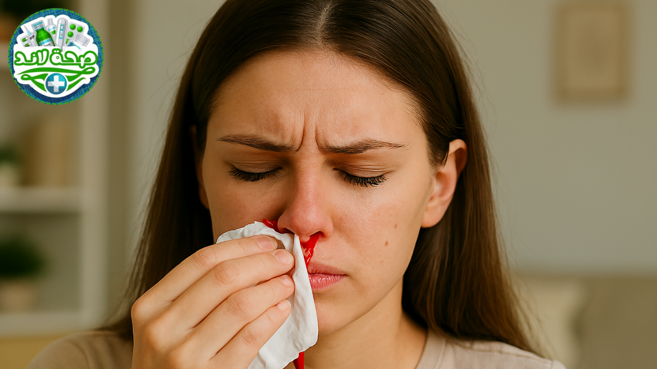 نزيف الأنف Epistaxis: اسباب وتشخيص وعلاج (الرعاف) من اطباء صحة لاند