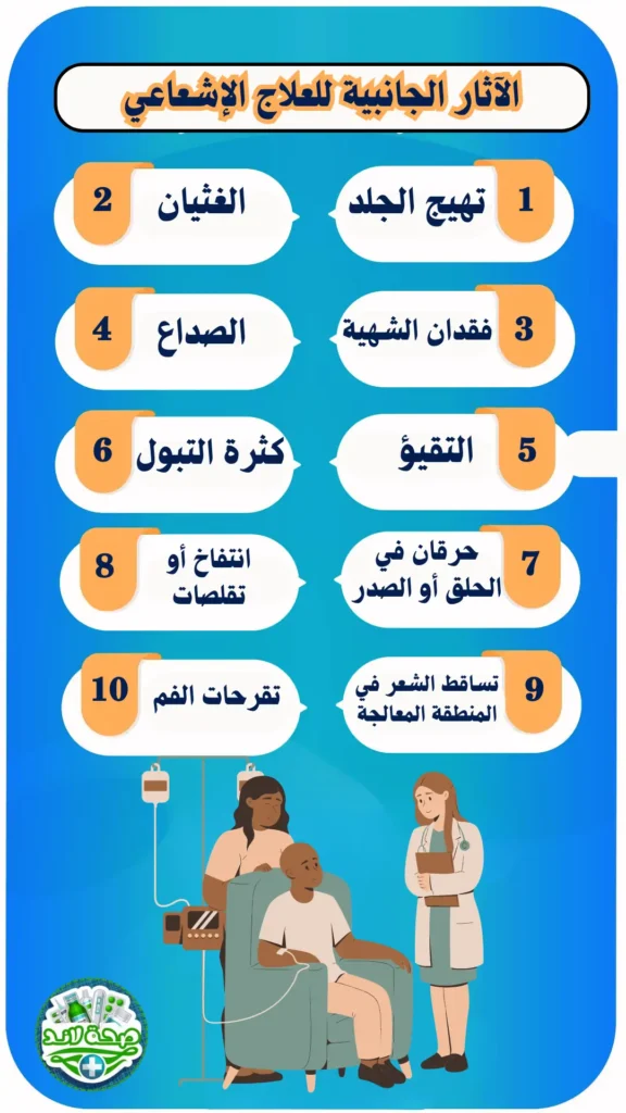 الآثار الجانبية للممعالجة الاشعاعية