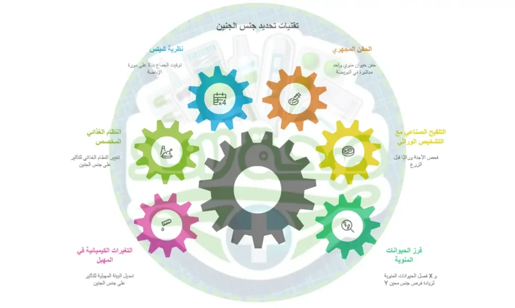 التقنيات المستخدمة لتحديد جنس الجنين قبل الحمل